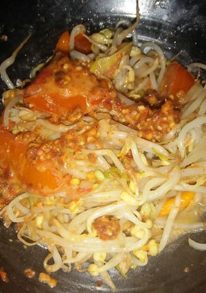 Foto resep Cah tauge saus kacang