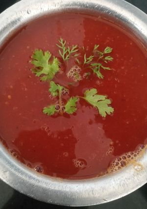 A picture of Beetroot soup.