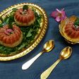 Banana Beetroot Sooji Halwa