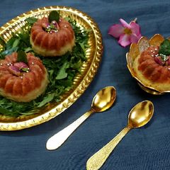 A picture of Banana Beetroot Sooji Halwa.