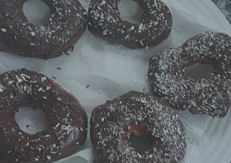 Donas veganas sin molde🍩