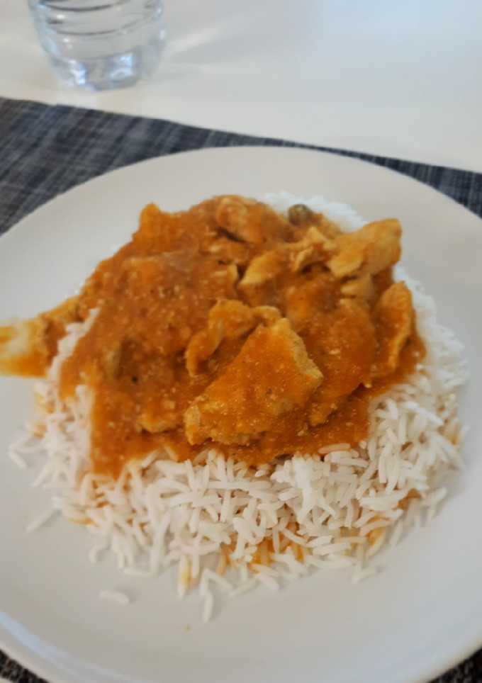 Una foto de 🇮🇳Pollo Tikka masala🇮🇳