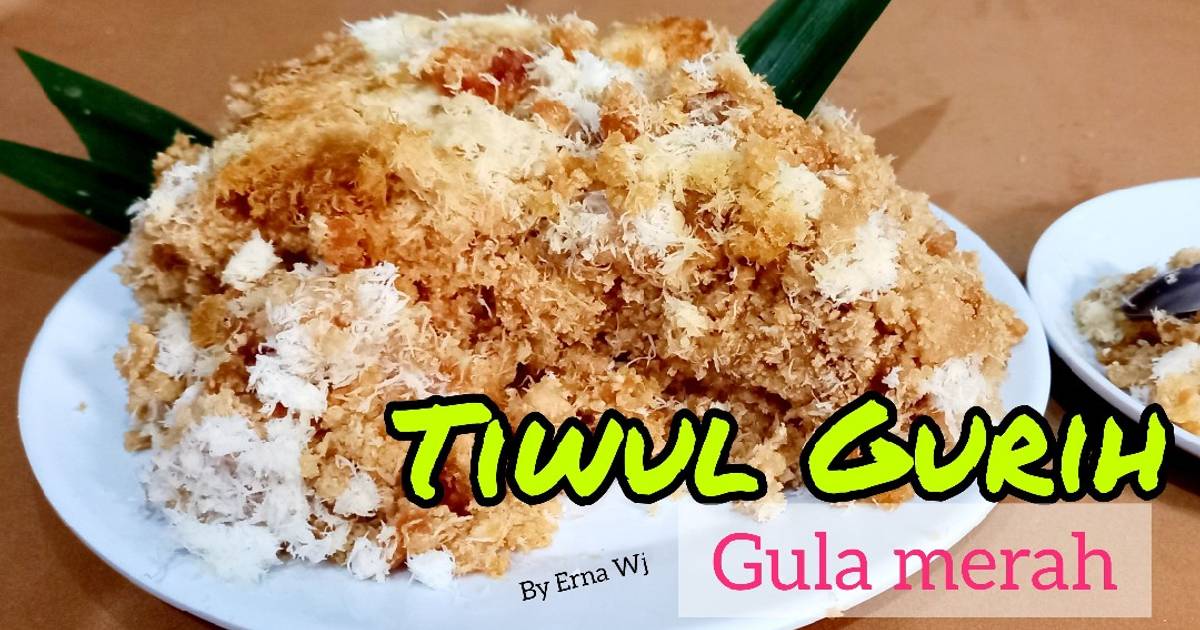 Resep Tiwul gurih gula merah oleh CikGu Er Cookpad