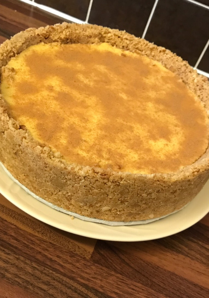 Una foto de Tarta de natillas