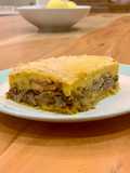 Parmentier de canard confit - patate douce - girolles