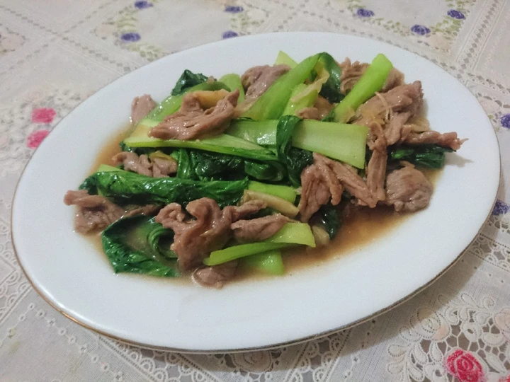 Langkah Gampang Menyiapkan Resep Cah Daging Pokcoy Anti Ribet, Mantap