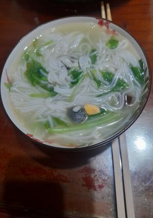 杏菜麵線 的食譜成品照片