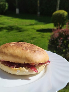 Una foto de Molletes de mi cuñado 😬