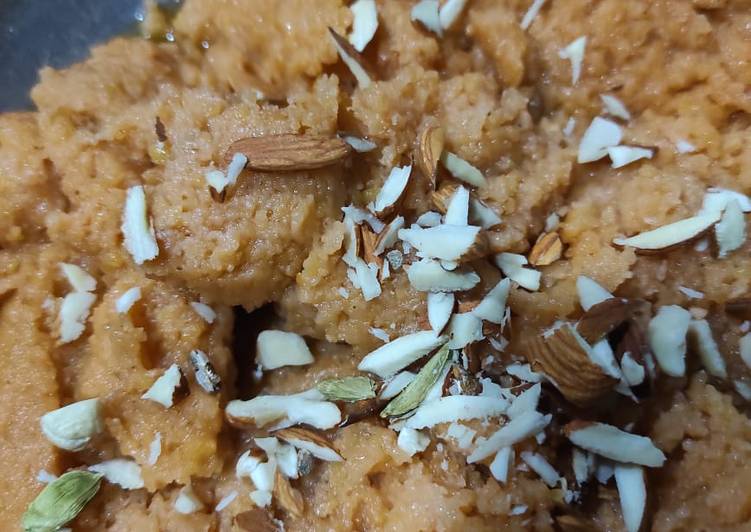 Simple Way to Make Homemade Jowar &amp; moong dal Halwa