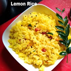 A picture of Lemon Rice.