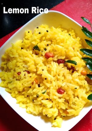 A picture of Lemon Rice.
