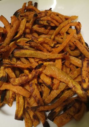 A picture of Best sweet potato chips I've ever made.