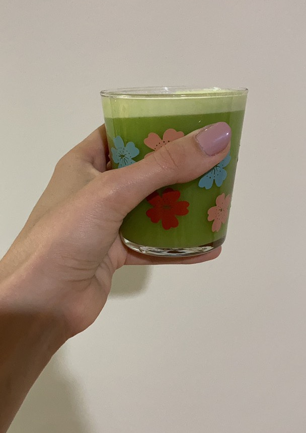 A picture of Broccoli juice.