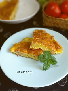 Foto resep Omelet Makaroni Sosis