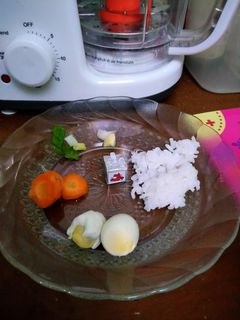 Foto resep Mpasi 6 bulan telur puyuh