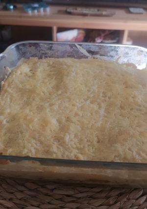 Una foto de Canelones con carne de caldo