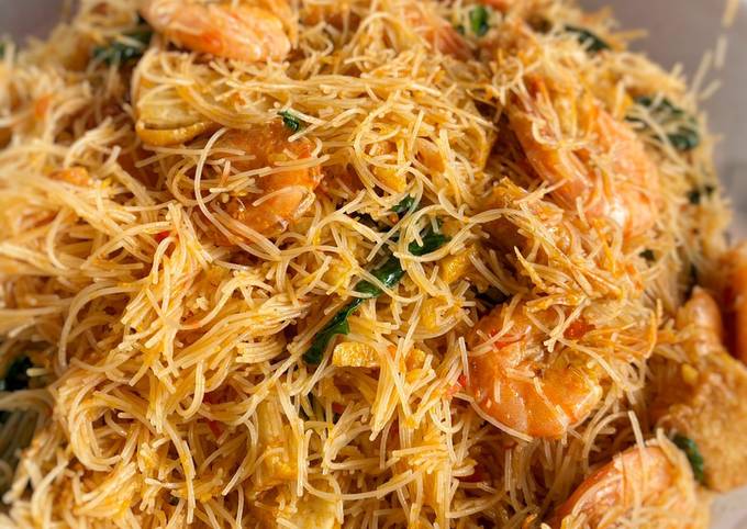 Bihun goreng udang