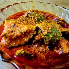 A picture of Mouth watering mango pickle.