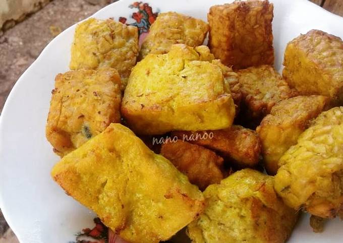 Tahu Tempe Ungkep bumbu ayam goreng