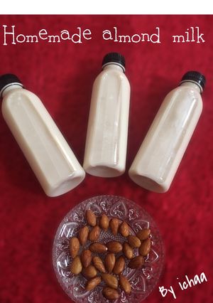 Foto resep Homemade almond milk