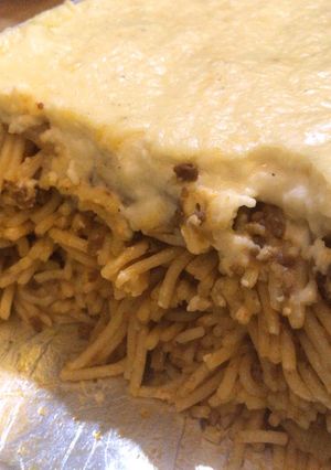 Foto resep Spaghetti Brulee / Spageti brulee simple, murah, dan lezat!