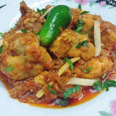 A picture of Jhatpat Chicken masala karahi.