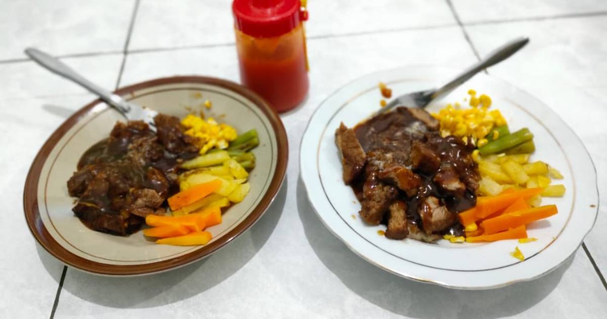 407 Resep Steak Sapi Teflon Dengan Margarin Enak Dan Mudah Cookpad