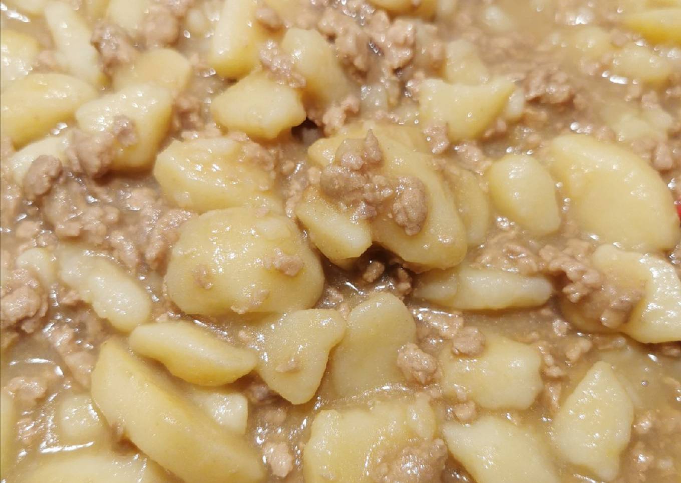 Mom-in-law Potato with Mince Pork