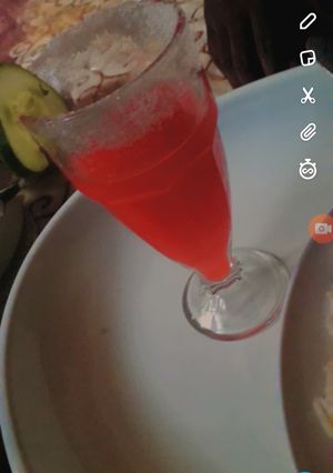 A picture of Watermelon lemonade.