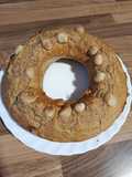 Rosca de galleta y nueces de macadamia