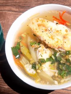 Hình của món Canh chua cá diêu hồng.