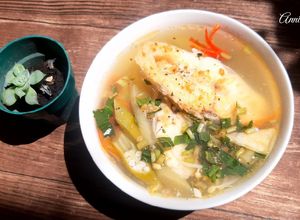 Hình của món Canh chua cá diêu hồng.