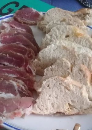 Una foto de Bondiola casera 😄😋