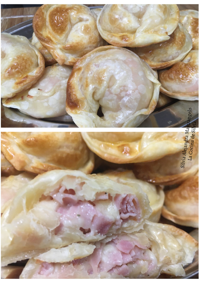 Una foto de Empanadas de jamón y queso