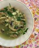 شوربة البيض والفطر