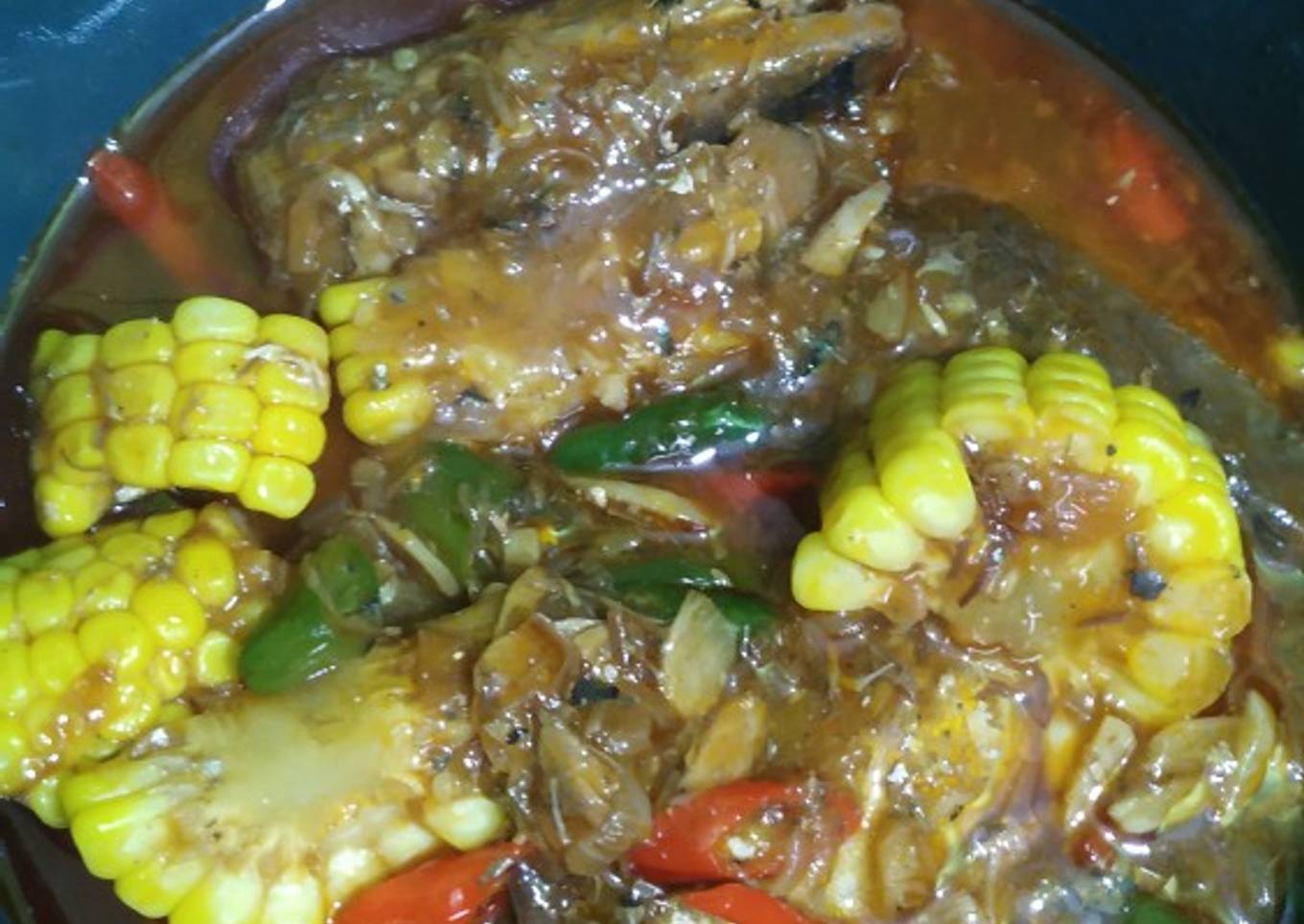 Sarden cah jagung manis