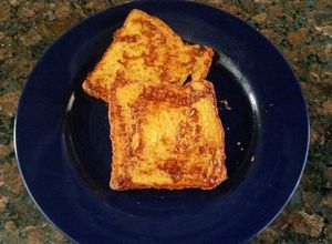 Una foto de French toast