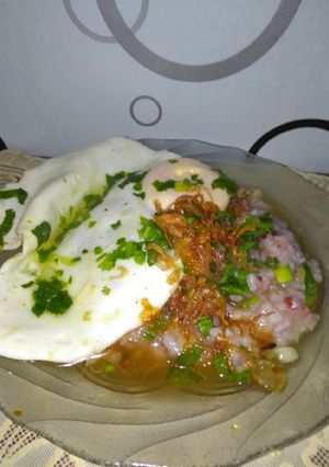 Foto resep Bubur telur dari nasi sisa