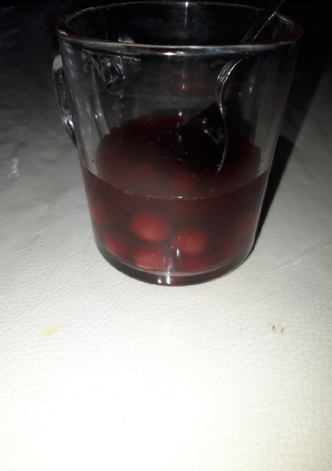 عکسی از دستور آب آلبالو