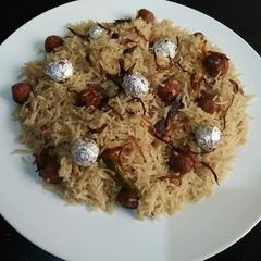 A picture of Moti Pulao.