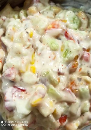 A picture of Creamy salad.