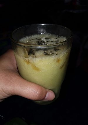 Foto resep Jus alpukat dengan madu dan selasih