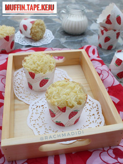 Foto resep Muffin tape keju - Eggless