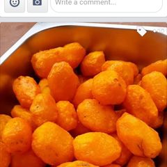 Ghanian fry potatoes A picture of Ghanian fry potatoes.
