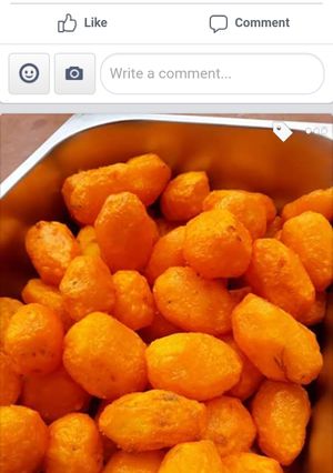 A picture of Ghanian fry potatoes.