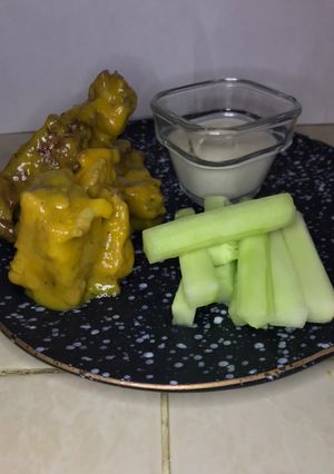 Una foto de Costillas es salsa mango habanero