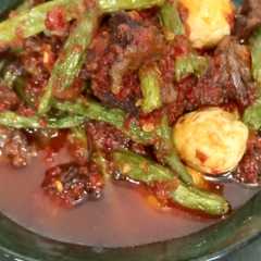 A picture of Dendeng Balado Telur Puyuh.