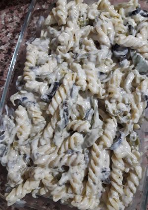 صورة لوصفة سلطة المعكرونة الباردة 😋😋