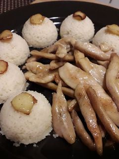 Mézes mustáros csirkemell gyömbérrel recept fotója