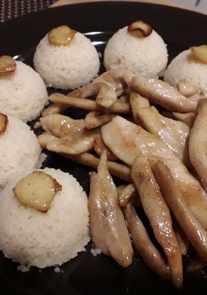 Mézes mustáros csirkemell gyömbérrel recept fotója